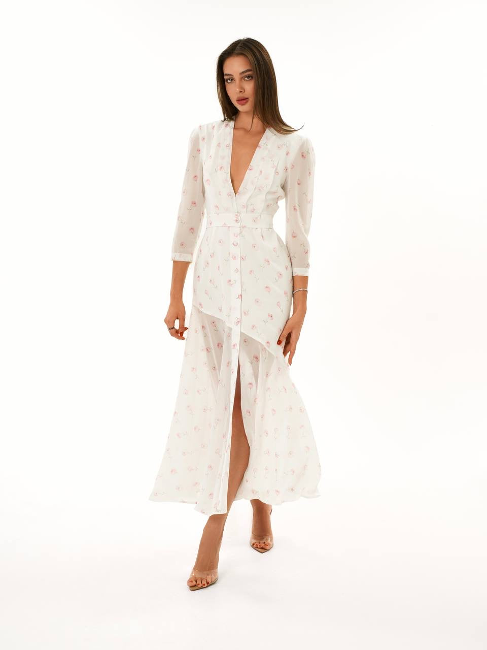 Rosé Bloom Dress