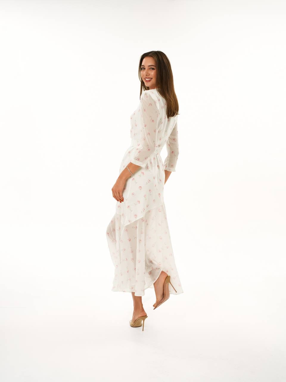 Rosé Bloom Dress
