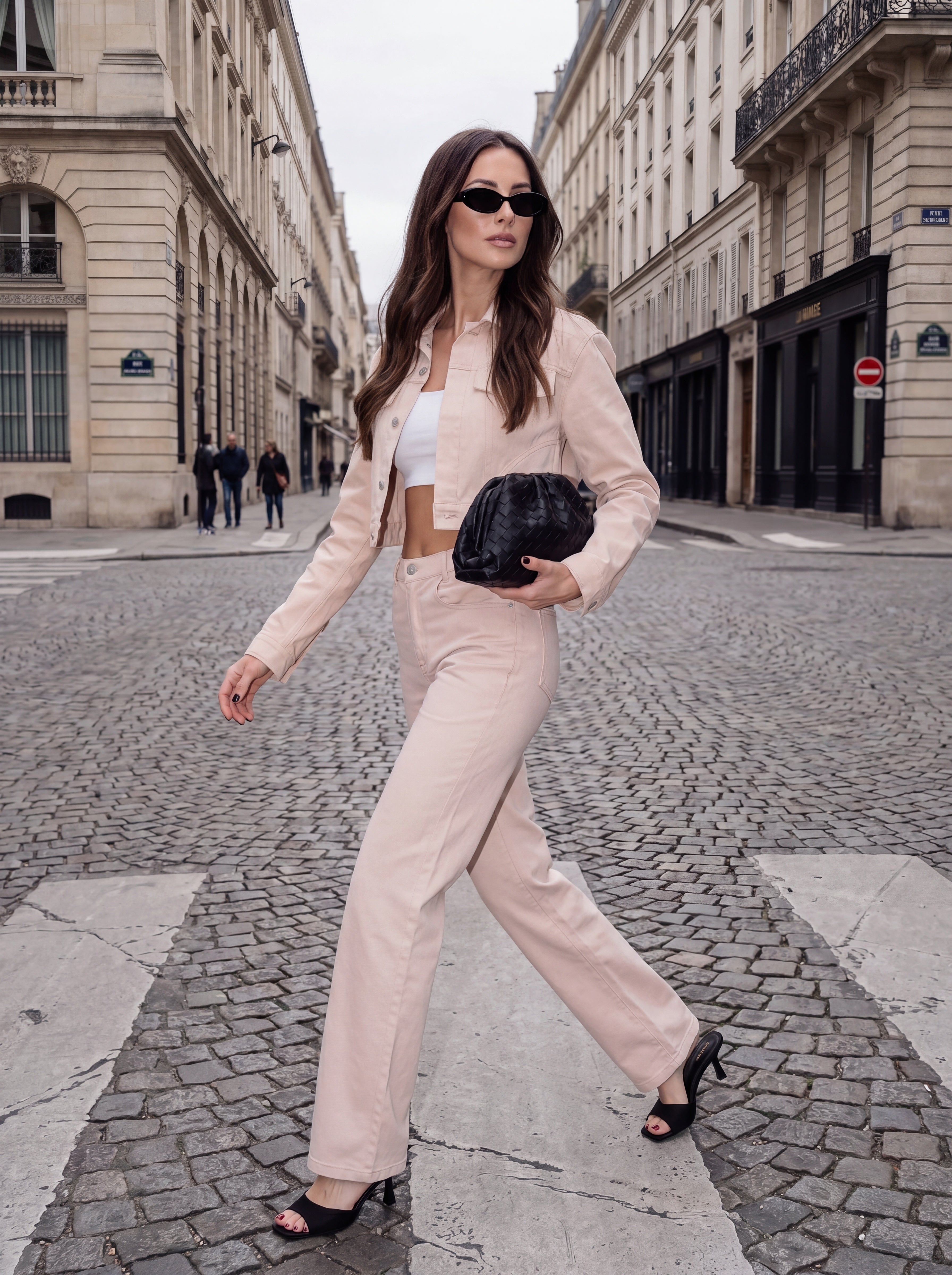 Pink Denim Set